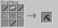 Crossbow Recipe (Image via Minecraft)